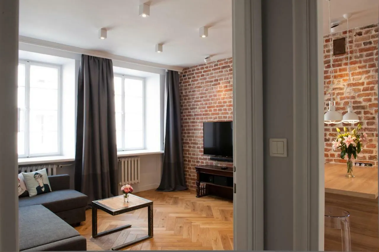 Red Brick Old Town Apartment Warsaw